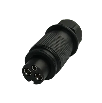 Šroubovák Zástrčka, spirálový kabel konektor 3 pólový 6-24V šroubovací kontakty Jaeger