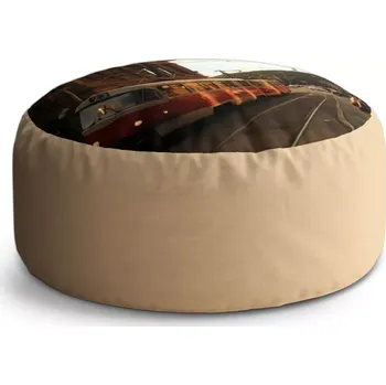 Taburet Sablio Taburet Circle Tramvaj v historickém městě: 38x48 cm