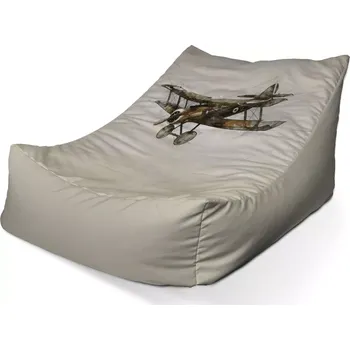 Sedací pytel Sablio Sedací vak Lounge Historický dvouplošník Vintage - 120 x 100 x 80 cm