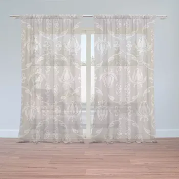 Záclona Sablio Záclony Krémová noblesa: 2ks 150x250cm