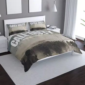 Povlečení Saténové povlečení Call of Duty Normandie - Sablio - 140x200 / 90x70