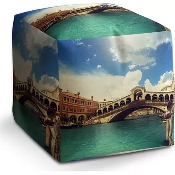 Taburet Sablio Taburet Kostka Ponte di Rialto: 40x40x40 cm - Sablio