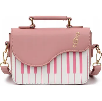 Kabelka Permani kabelka eko kůže růžová