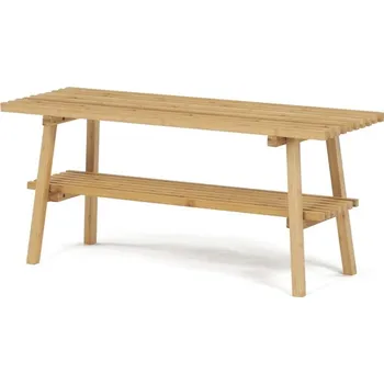 Botník Botník YORHALFEN, 1 police, masiv bambus, přírodní odstín + vyzvednutí ZDARMA