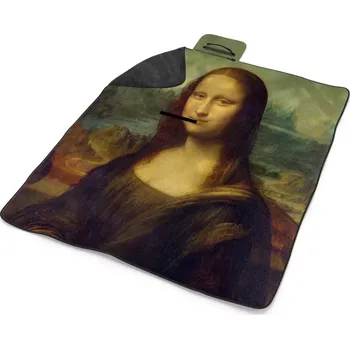 deka Sablio Plážová deka Mona Lisa - Leonardo da Vinci: 200x140 cm