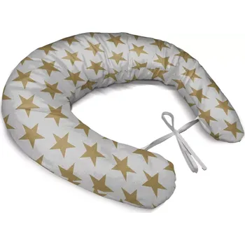 Kojící polštář Sablio Těhotenský polštář Zlaté hvězdy