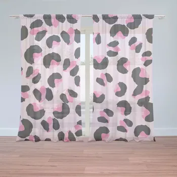 Záclona Sablio Záclony Růžový gepard: 2 ks - 150x250 cm - Sablio