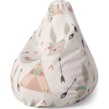 Sedací pytel Sedací vak Pear Zajíček indián - Sablio - 70 x 95 x 15 cm