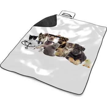 deka Sablio Plážová deka Mláďátka 2: 200x140 cm