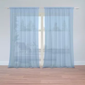 Záclona Sablio Záclony Modrá 3: 2 ks - 150x250 cm - Sablio