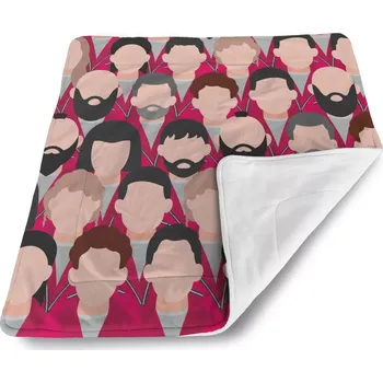 Dětská deka Sablio Dětská deka pro miminko Money heist Anonymní tváře - 80x100 cm