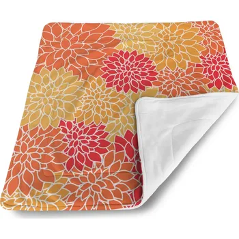 Dětská deka Sablio Dětská deka pro miminko Barevné květiny - 80x100 cm