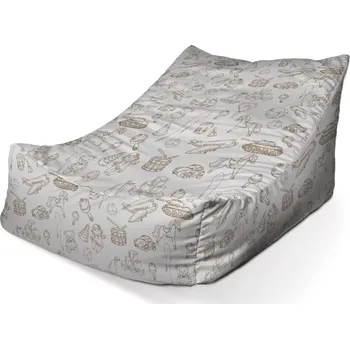 Sedací pytel Sedací vak Lounge Dětská doprava - Sablio - 80 x 95 x 50 cm