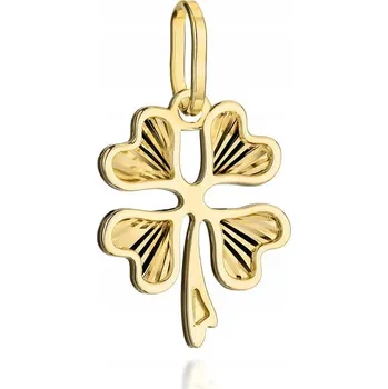 Přívěsek Jemný čtyřlístek pro štěstí na řetízek 0,72g