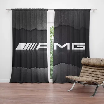 Závěs Sablio Závěsy AMG černá: 2 ks - 140x250 cm - Sablio