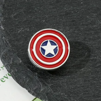 Captain america stít kovový odznak | brož - Brože