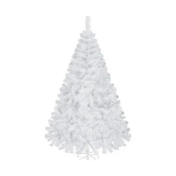 Vánoční stromek Umělý vánoční stromek 411351 white 6 ft, 183 cm, bílý - A YAHEETECH