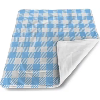 Dětská deka Sablio Dětská deka pro miminko Košilový vzor - 80x100 cm