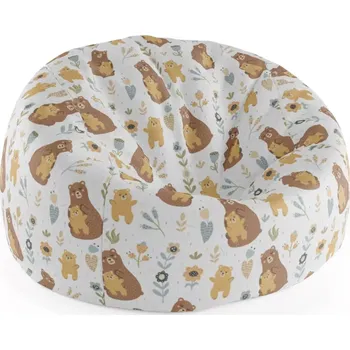 Sedací pytel Sablio Sedací vak Cocoon Medvědi - 115 x 75 cm x 45 cm - Sablio
