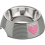 Hunter Biri melaminová miska pro psy 700 ml bílá/černá