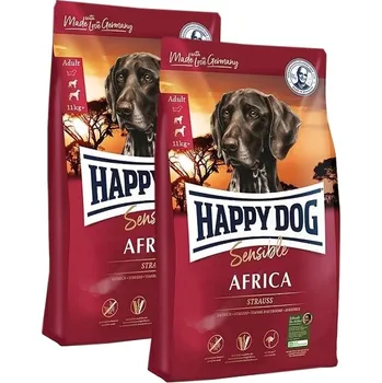 Krmivo pro psa Happy Dog Supreme Sensible Africa SET 2x 12,5 kg + Doprava zdarma