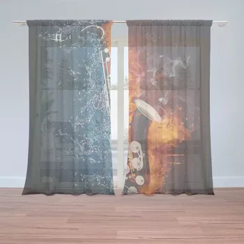Záclona Sablio Záclony Ohnivý saxofon: 2 ks - 150x250 cm - Sablio