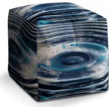 Taburet Sablio Taburet Kostka Nebe: 40x40x40 cm - Sablio