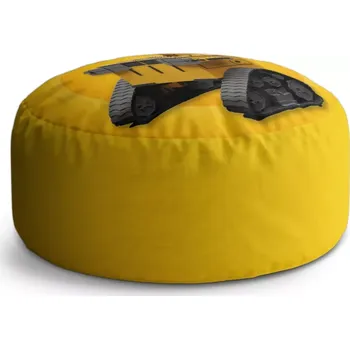 Taburet Sablio Taburet Circle Wall-E robot Žlutý: 38x48 cm