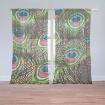 Záclona Sablio Záclony Paví peří: 2 ks - 150x250 cm - Sablio