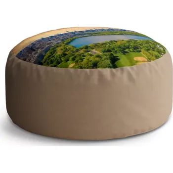 Taburet Sablio Kulatý taburet Circle New York Central Park: 38x48 cm - Sablio