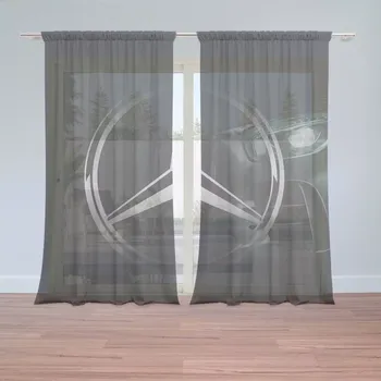 Záclona Sablio Záclony Logo 3 Maska: 2 ks - 150x250 cm - Sablio