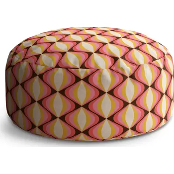 Taburet Sablio Taburet Circle Kaleidoskop vzpomínek: 38x48 cm