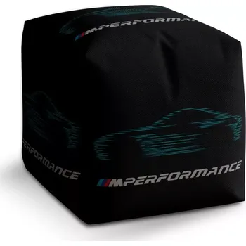 Taburet Sablio Taburet Kostka MPERFORMANCE Glow: 40x40x40 cm - Sablio