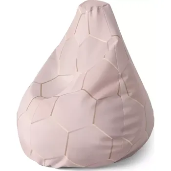 Sedací pytel Sedací vak Pear Rose gold - Sablio - 70 x 95 x 15 cm