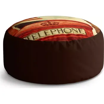 Taburet Sablio Kulatý taburet Circle Londýn 4: 38x48 cm - Sablio