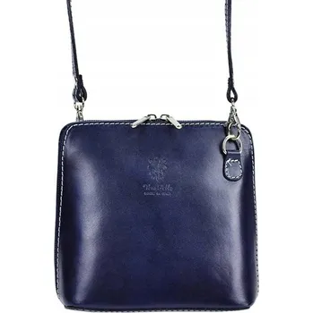 Kabelka Barberinis kabelka přes rameno z pravé kůže modrá