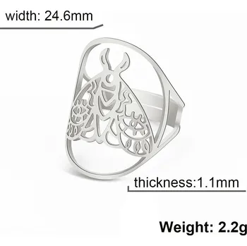 Prsten Nastavitelný prsten s motýlem | šperky - A