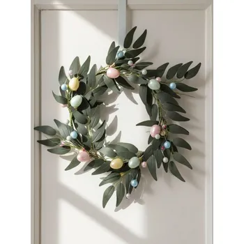 Velikonoční dekorace Sinsay - Velikonoční věnec - zelená - 956JL-77X - 956JL-77X-ONE