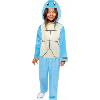 Karnevalový kostým KOSTÝM POKEMON SQUIRTLE S LICENCÍ MODRÉ KOMBINÉZY 128
