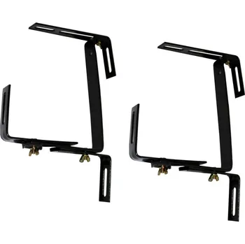 Držák na květináč a truhlík Plastkon kovový držák na truhlík Balconera štříbrná