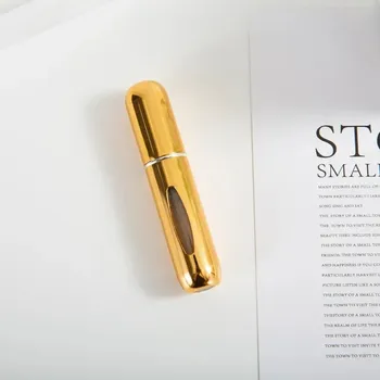 Cestovní plnitelný mini rozprašovač | kosmetický flakon - Žluť , 5ml