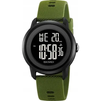 Hodinky Dětské digitální sportovní hodinky s quartzovým strojkem a zeleným gumovým páskem