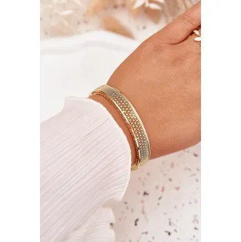 Náramek Boto Dámský pevný zlatý náramek Barva: Zlatá, Velikost: ONE SIZE