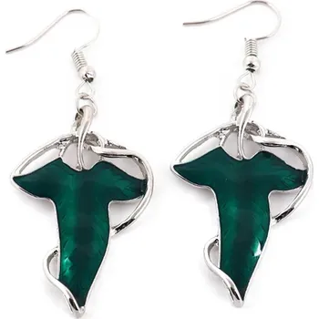 Náhrdelník Zelený list elfí náhrdelník | šperk - Náušnice