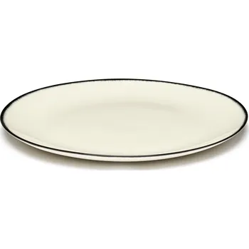 Talíř Serax, Dezertní talíře Dé 1, 17,5 cm, černo-bílé, 2 ks - Formadore