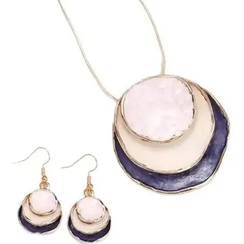 Náhrdelník Květinový dámský přívěskový náhrdelník | šperk 2+1 ks - 5