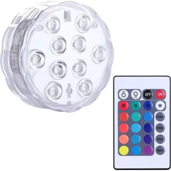 Bazénové osvětlení Led podvodní bazénové světlo ip68 | venkovní světlo - 1 ovladač 1 lampa