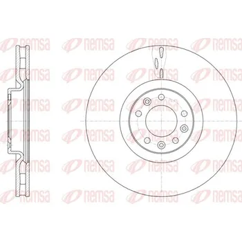 Brzdový kotouč Brzdový kotouč REMSA 61498.10