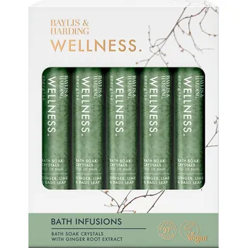 Baylis & Harding Wellness Ladies - sada solí do koupele, 5 ks sada solí do koupele se svěží vůní pro relaxaci celého těla