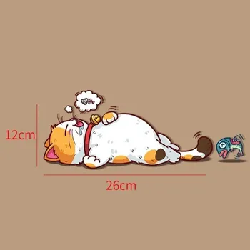 samolepka Roztomilá kočka samolepky | nálepka, auto dekorace - mít sen